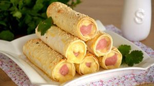 Палочки-выручалочки. СОСИСКИ С СЫРОМ В ЛАВАШЕ