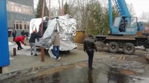 Такелажные работы. Подразделение Академии Наук РФ