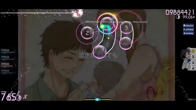osu! - "Hanatan - Shiwa" [Insane] смотреть онлайн