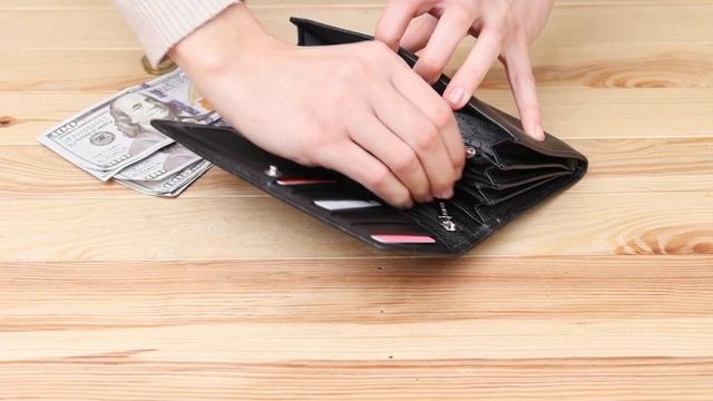 Обзор женского кожаного кошелька KARYA 17400 смотреть онлайн