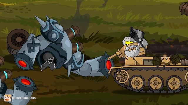 HomeAnimations - Мультики про танки  Кое-какие интеграции для Безликого Крейсера монстра !