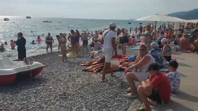 Пляжные будни. Морская Звезда. Лазаревское Сочи. Заканчивается первый месяц лета. Июнь 2024