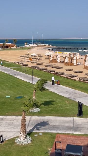 Beach and Red Sea. Hotel Rixos Premium Magawish. Egypt. Hurghada. Египет. Отель Риксос. Хургада. смотреть онлайн