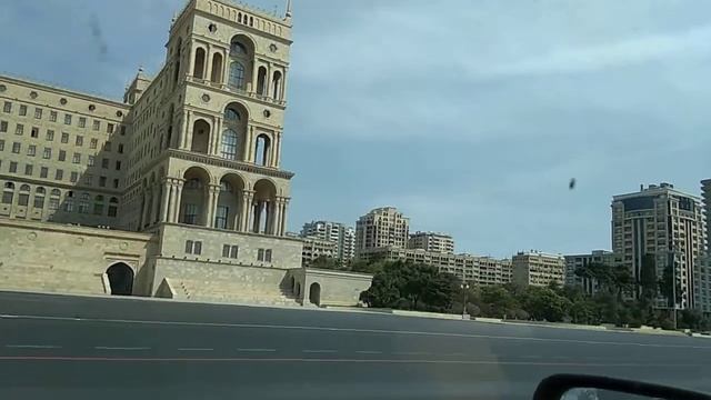 Баку из окна автомобиля смотреть онлайн