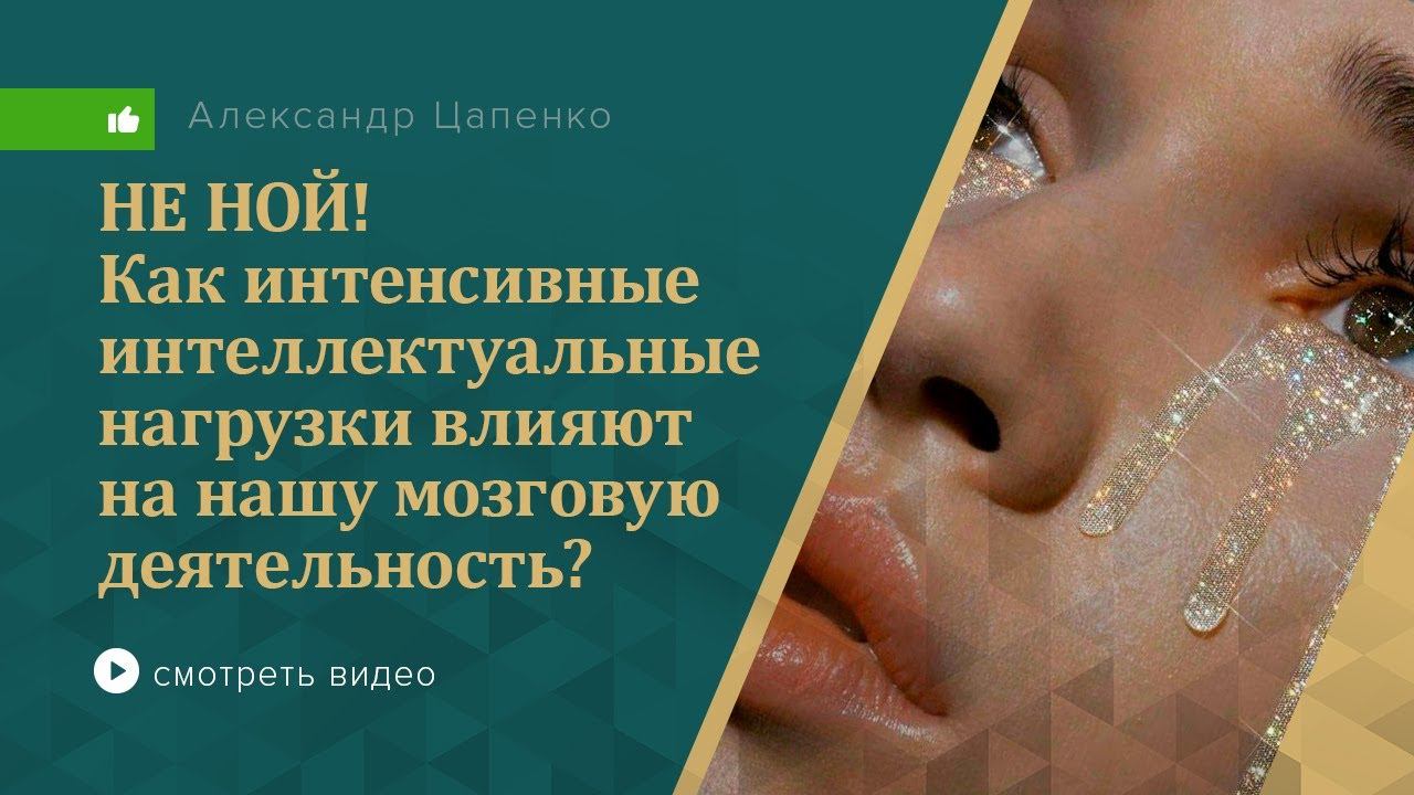Не ной! Как интенсивные интеллектуальные нагрузки влияют на нашу мозговую деятельность?