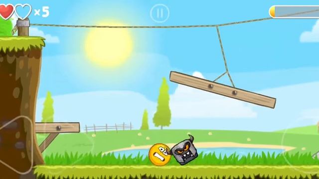 я начал проходить Red Ball 4 часть 1