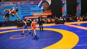35кг. 1/2 финала. Ильяс Дакаев - Даниил Лобанов. Первенство России по греко-римской борьбе среди юн