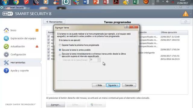 Como configurar eset smart security para que haga exploraciones semanales смотреть онлайн