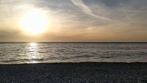 Закат на море. Курорт Ольгинка#жизньнаморе #черноеморе #черноеморе #live #ольгинка #путешествия