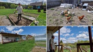 ПОЧИСТИЛИ ЕЩЕ ОДНУ ГРЯДКУ. ПОКА ОТДОХНЕМ,ПОБОЛТАЕМ.