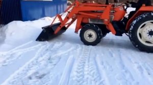 Японский минитрактор Kubota 3202 FL - kotamoto.ru