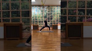 Поза воина💪#растяжка #гимнастика #йога #stretching #yoga
