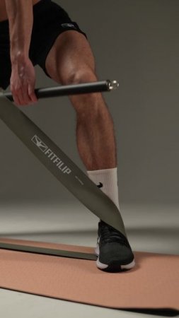 Фитнес-резинка Grey Big с нагрузкой 40-105 кг