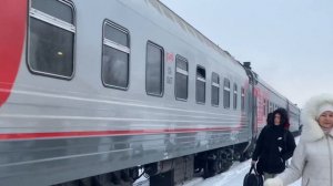 Тепловоз ТЭП70БС - 131 с пассажирским поездом №353 Пермь — Имеретинский Курорт