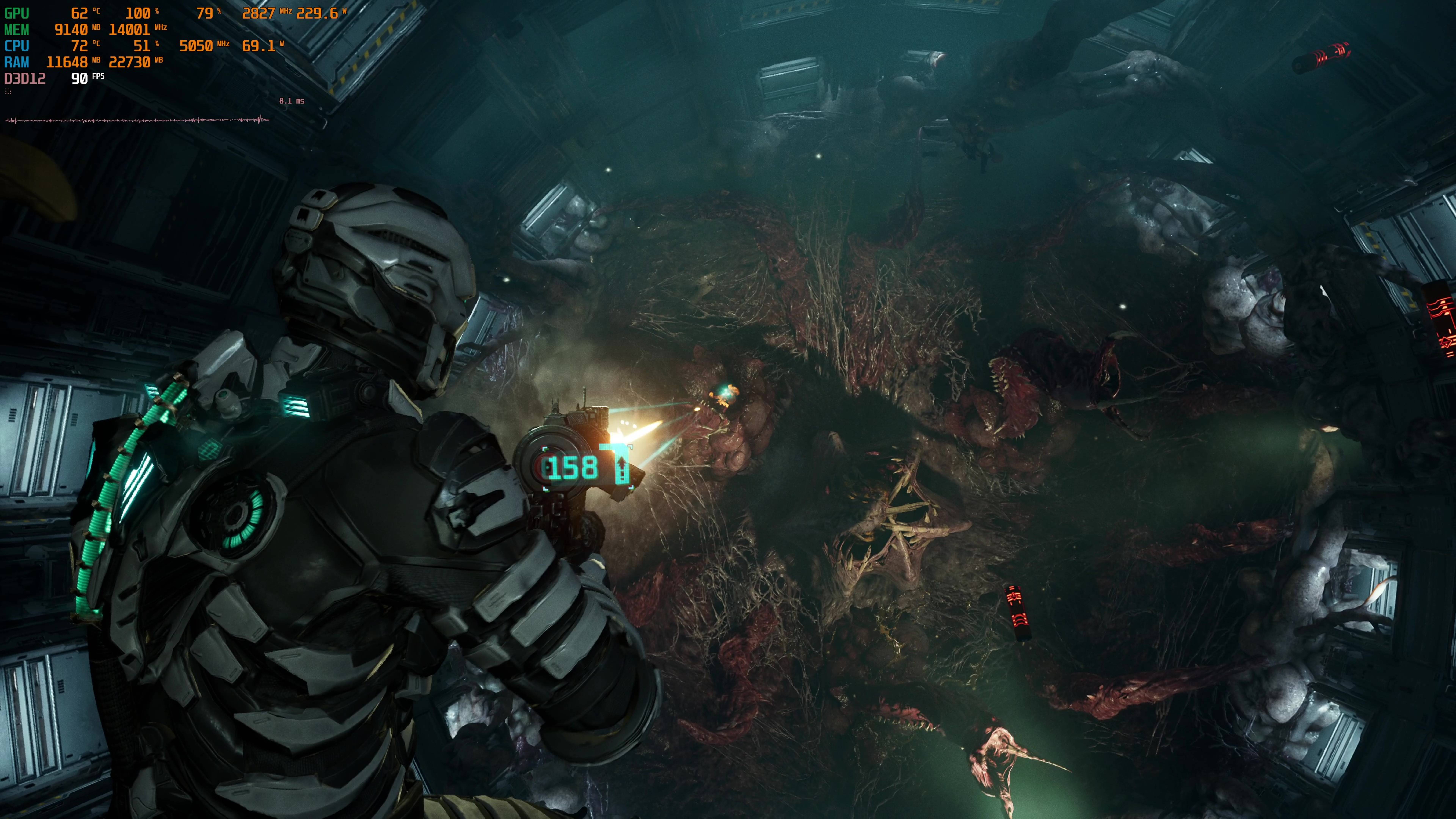 Dead Space Remake. Ryzen 5 7500F+RTX 5070Ti.Ультра,4K.