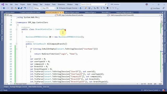 ERP Part 36 Edit Branch in ASP NET MVC