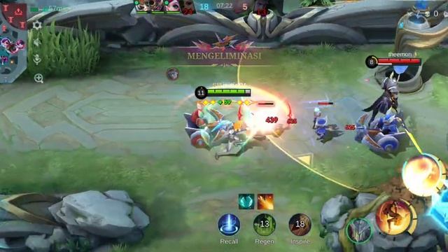 FREYA  SABER GAMEPLAY SKALI ULTI + HIT LANGSUNG K.O LAWAN#freyaml #mlbb #mobilelegends