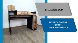 ТЭКС
Видео обзор. Подростковая Орион. Кровать-чердак.