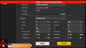 How To Create Custom Room In Free Fire || How to Get Custom Card  In Garena Free fire - Full Detail