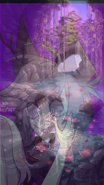 момент из нашего фф #hazbinhotel #hotelhazbin #alastor #реки #radiodemon #lucifermorningstar