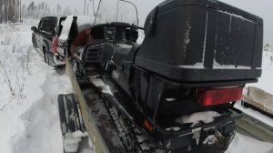 ЗИМНЯЯ ТАЙГА, СНЕГОХОД, КАПКАНЫ.