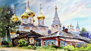Акварельные пейзажи художника Виталия Черногалова