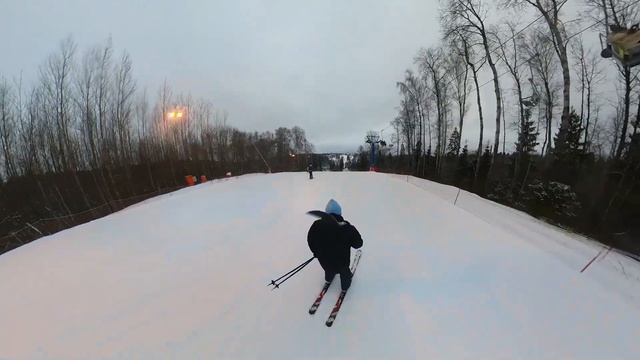 #ski Степаново (Волен) / Insta360 One R / Low Light Test