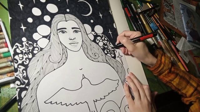 Иллюстрация / Простые Графические техники / Творческие размышления