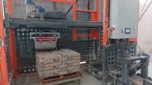 Паллетайзер мешков со строительными смесями 500 циклов в час (без автоматизации)