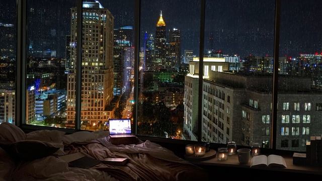 Lofi Study Aesthetic with a view of the Сity смотреть онлайн