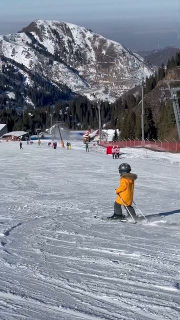 Январь 2024. Ski resort Shymbulak. Kazakhstan. Almaty. Горнолыжный курорт Шымбулак. #shymbulak