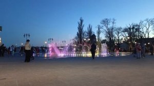 фонтан на набережной имени Валентины Терешковой. Евпатория