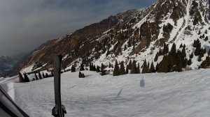 Ski resort Shymbulak. Kazakhstan. Almaty. Горнолыжный курорт Шымбулак \ Чимбулак. March  2021