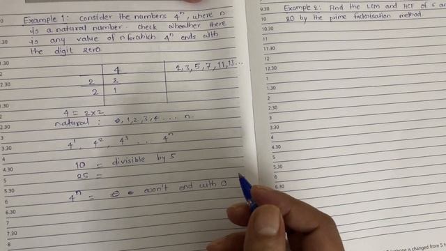 Class 10 | 2025 | Real Numbers | Solved Examples 1, 2 | Hindi