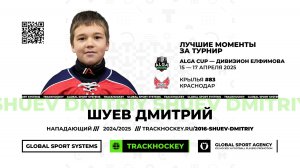 Шуев Дмитрий • Лучшие моменты за турнир Alga Cup дивизион "Елфимова" 2016 • 15 — 17 апреля 2025