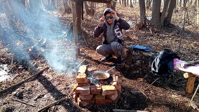 Домик на дереве,в процесе!!а унас Пикник🤭🔥картоха на костре👌🔥🔥🔥 смотреть онлайн