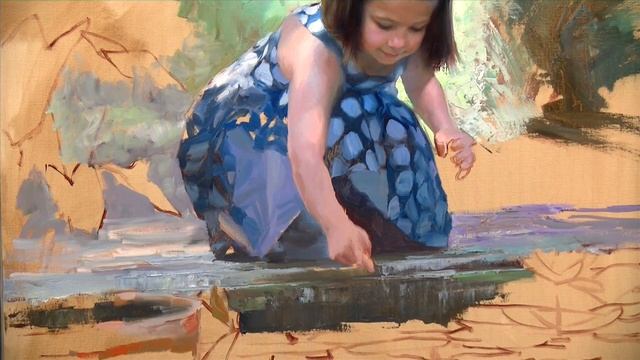 Painting in oil "Little Pond of Marimurtra". Vladimir Volegov смотреть онлайн