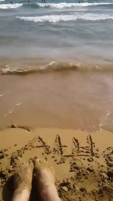 Городской пляж рядом с отелем aska bayview resort Турция Alanya смотреть онлайн