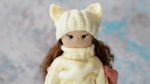 Обзор на комплект для куклы Полины спицами_ мои планы