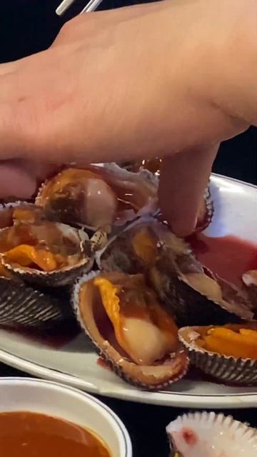 Тен Су Ре, Сеул еда дорого вкусно морские гребеШОК