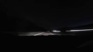 Видео фон, футаж, заставка, дорога, ночь, быстрая езда.