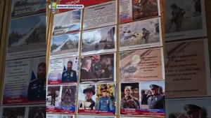 В школьном музее с. Горнозаводска