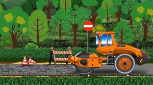 Строительная техника, мультик про машинки для детей