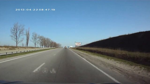 Состояние трассы М06 в районе с.Липовка, на 22.04.2013, Львовская область смотреть онлайн