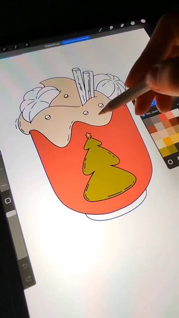 фишки Procreate #artwork #art #artist