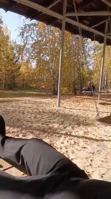 Качели на берегу о.Подборное. смотреть онлайн