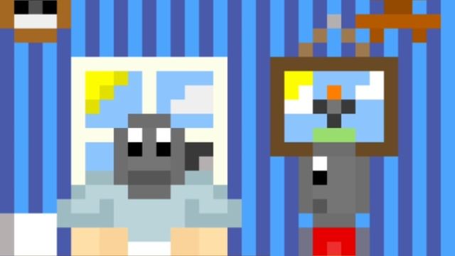 Цикл жизни семейки Оффнутых # 1 серия: Люстра | пиксель арт анимация