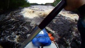 Пороги реки Южная Шуя (Suojoki)_2011_06_Andy & Natti.