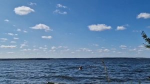 Отдых с палаткой на Учинском водохранилище. Середина августа. Лето 2024.