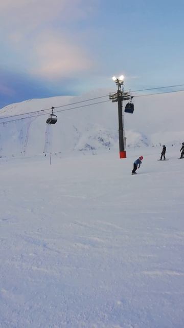 Мурманская обл, Кировск, горнолыжный курорт "Большой Вудъявр" смотреть онлайн